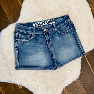 Hydraulic Indigo Denim Shorts
